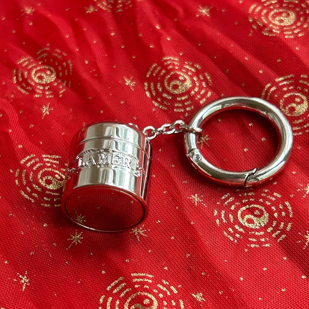 On Sale! La Mer Cream Jar Keychain or Purse Charm NWOT